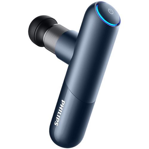 イーベストPC・家電館の【長期保証付】フィリップス PHILIPS PPM7501DB ダークブルー S7000シリーズ スポーツミニ筋膜リリースガン PPM7501DB｜アングル2