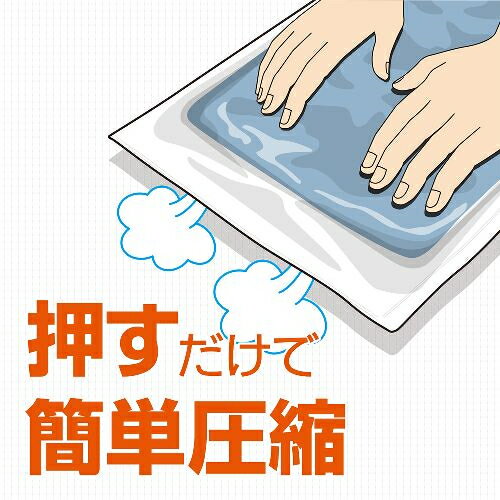 ミヨシ MBZ-AB01L2 衣類用圧縮袋 Lサイズ 2枚セット