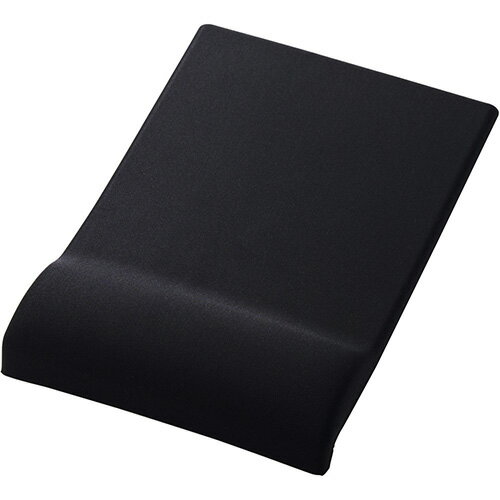 エレコム(ELECOM) MP-CTL01BK ブラック マウスパッド リストレスト 一体型 低反発 手首 負担軽減 コー..