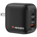 Verbatim バーベイタム MGAN70-3V1(ブラック) PD充電器 70W MGAN703V1