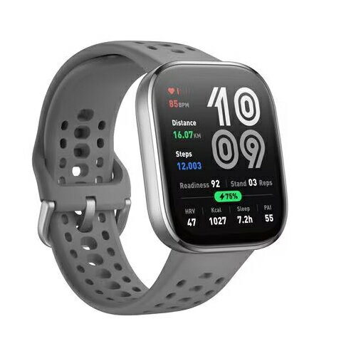 【長期保証付】アマズフィット Amazfit SP170074-C17 チャコール Amazfit Bip6 スマートウォッチ SP170074C17