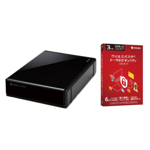エレコム(ELECOM) ELD-QEN2040UBK 外付けハードディスク 4TB + ウイルスバスター トータルセキュリティ スタンダード 3年版 同時購入用 セット エレコム(ELECOM) ELD-QEN2040UBK 外付けハードディスク 4TB + ウイルスバスター トータルセキュリティ スタンダード 3年版 同時購入用 セット
