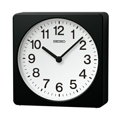 セイコー(SEIKO) KX624K ブラック クオーツ掛置兼用時計 アナログ 195x195x61mm シンプルで普遍的なデザイン