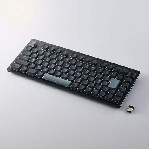 エレコム ELECOM TK-VK520LL-BK ブラック V custom ゲーミングキーボード 日本語配列 USB有線 Bluetoot..