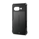 エレコム(ELECOM) PM-P251ZEROBK(ブラック) Google Pixel 9a ケース ハイブリッド 衝撃吸収 カメラレンズ保護設計 ワイヤレス充電可 ZEROSHOCK