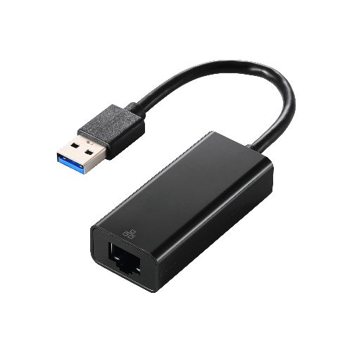 ���쥳��(ELECOM) EDC-GUA3V3-B(�֥�å�) ͭ��LAN�����ץ��� USB-A 1000Mbps ��®�̿� USB 3.2 Gen1 Windows 11 10 Mac Nintendo Switch ���б�