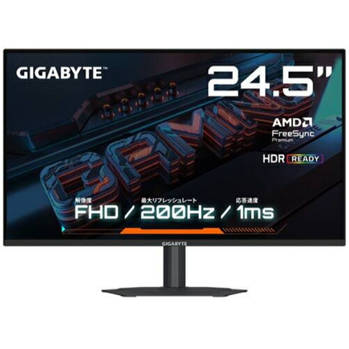 GIGABYTE G25F2 ブラック ゲーミング液晶ディスプレイ 24.5インチ フルHD ゲーミングモニター G25F2