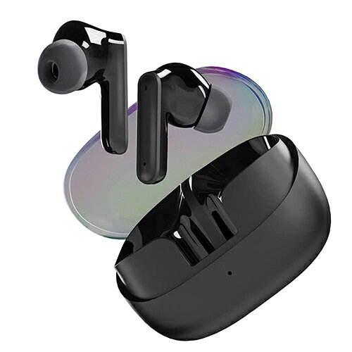 PGA PG-BTE19TW1BK ブラック 完全ワイヤレスイヤホン アクティブノイズキャンセリング搭載 PGBTE19TW1BK