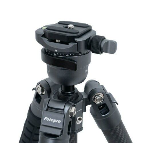 KING Fotopro X-AIRFLY Max カーボン三脚 4段 スマートフォンホルダーを内蔵 XAIRF...