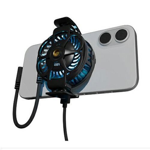 ナカバヤシ SMP-02BK ブラック スマートフォンクーラー クリップタイプ スマホ SMP02BK