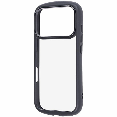 ray-out(レイ・アウト) iPhone17 Pro用 ハイブリッドタフケース Puffull +レンズガードリング / ブラック RT-P53CMD1/B