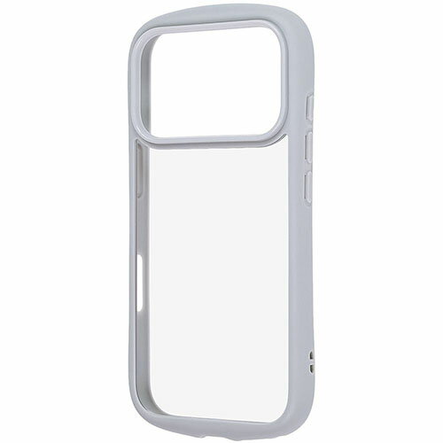 ray-out(レイ・アウト) iPhone17 Pro用 ハイブリッドタフケース Puffull +レンズガードリング / グレー RT-P53CMD1/GR