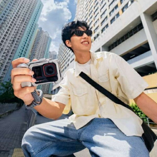 ��Ĺ���ݾ��ա�Insta360 Insta360 Ace Pro2 �ߥåɥʥ��ȥ֥�å� ����å�:�ࡼ��饤�ȥ���С� ���ȥ꡼�Ȼ��ƥ��å� �ǥ奢��Хåƥ꡼ CINSBBGA-ACEPRO246 ACEPRO2DB