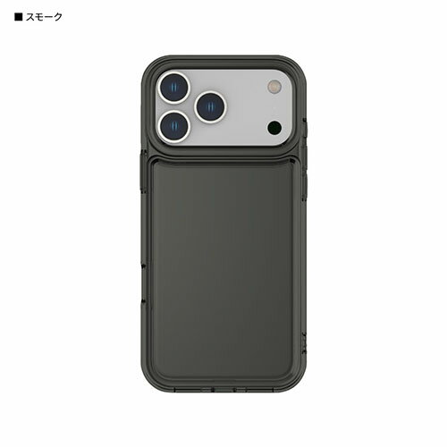 樂天商城 - グルマンディーズ(gourmandis) IFT-184SK スモーク IIIIfit Clear iPhone17 Pro 対応 ケース