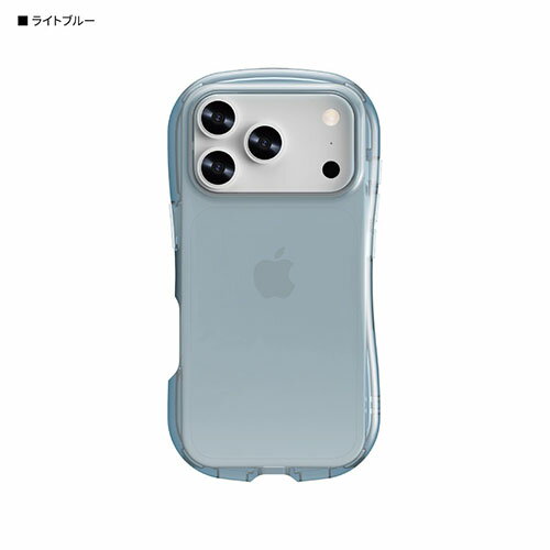 グルマンディーズ(gourmandis) GMD-34LBL ライトブルー iPhone17 Pro 対応 クリスタルクリアケース