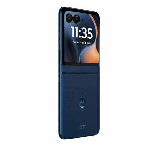 モトローラ MOTOROLA motorola razr 60 6.9+3.6型 12GB/512GB ジブラルタルシーネイビー SIMフリースマートフォン PB8E0000JP フリップ 折りたたみ式 PB8E0000JP - Image 3