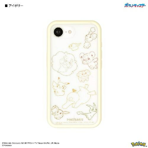 グルマンディーズ(gourmandis) POKE-978-IV アイボリー ポケットモンスター IIIIfit iPhone16e 対応ケース