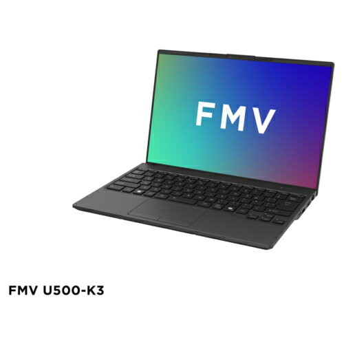 【長期保証付】【先着フラッシュクーポン 最大2000円OFF!】富士通 FUJITSU FMV Note U FMVU500K3B 14.0型 Win11Home Corei5 メモリ16GB SSD512GB OfficeH&B2024 ノートパソコン ピクトブラック U500-K3 FMVU500K3B