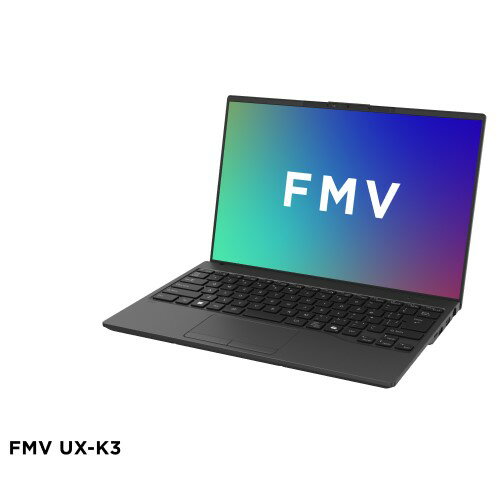 【長期保証付】【先着フラッシュクーポン 最大2000円OFF!】富士通 FUJITSU FMV Note U FMVUXSK3BA 14.0型 Win11Home CoreUltra7 メモリ16GB SSD512GB Office オプション付 ノートパソコン ピクトブラック UX-K3 FMVUXSK3BA