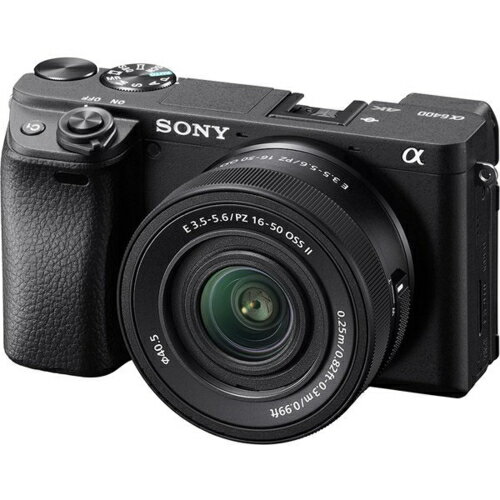 ソニー SONY α6400 ILCE-6400KB ブラック パワーズームレンズキット ミラーレス一眼デジタルカメラ ILCE6400KB