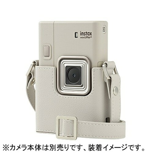 富士フイルム FUJIFILM チェキ instax mini LiPlay＋専用カメラケース ベージュ LI...