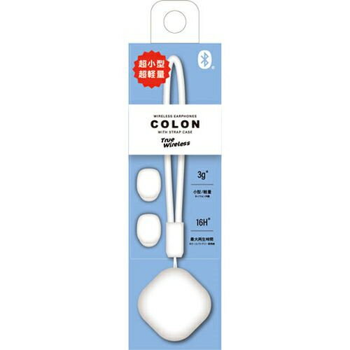 エアージェイ(air-j) ABT-AP9-WH ホワイト Bluetooth ワイヤレスイヤホン -COLON-