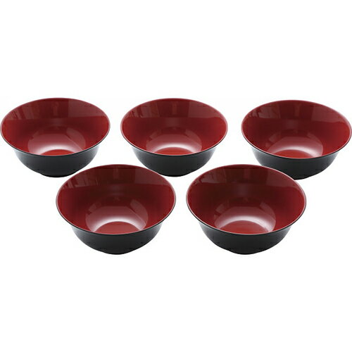 樂天商城 - 山中塗 多用丼5客揃[代引不可]