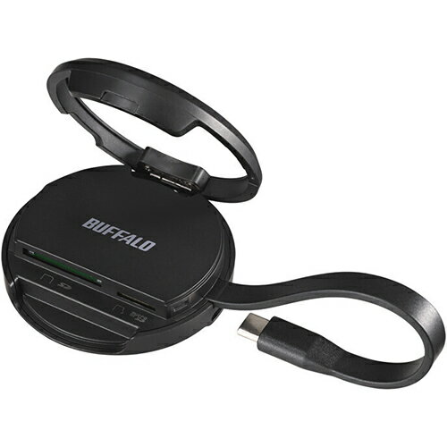 バッファロー(BUFFALO) BSCR520MGBK ブラック MagSafe対応 カードリーダー