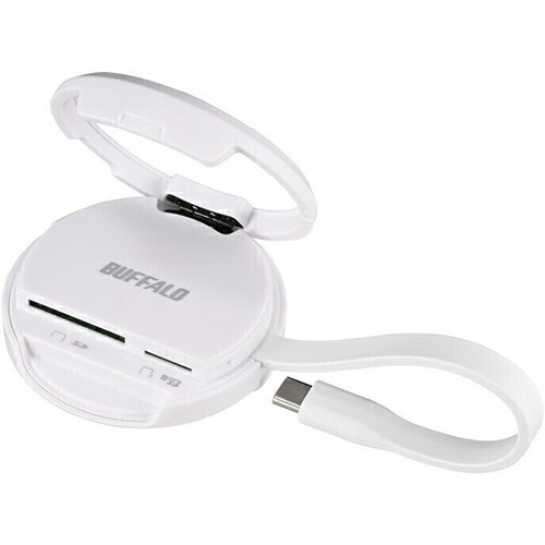バッファロー(BUFFALO) BSCR520MGWH ホワイト MagSafe対応 カードリーダー