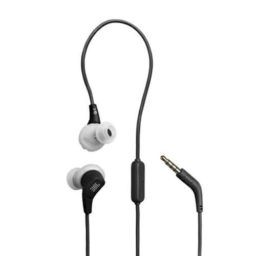 樂天商城 - JBL(ジェイ ビー エル) JBL Endurance Run 3 BLKG ブラックグレー 有線イヤホン 3.5mm 防水防塵IP65