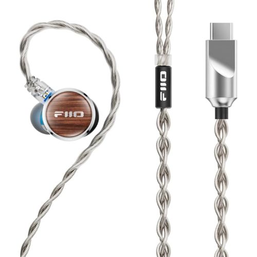 FiiO(フィーオ) FIO-IEM-FP3TC-W ウォールナット カナル型有線イヤホン 平面磁界型ドライバーユニット USB-Type-C