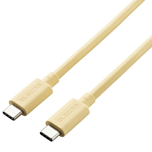 エレコム ELECOM USB4-APCC5P08YL(イエロー) USB4ケーブル(USB Type-C(TM) to USB Type-C(TM) ) 0.8m USB4APCC5P08YL