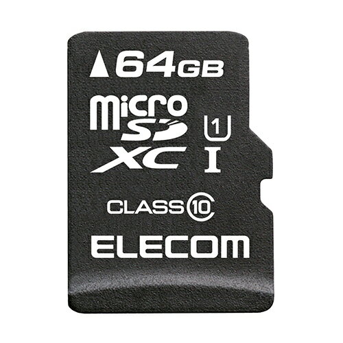 エレコム ELECOM MF-MSD064GC10R データ復旧microSDXCカード 64GB Class10 MFMSD064GC10R