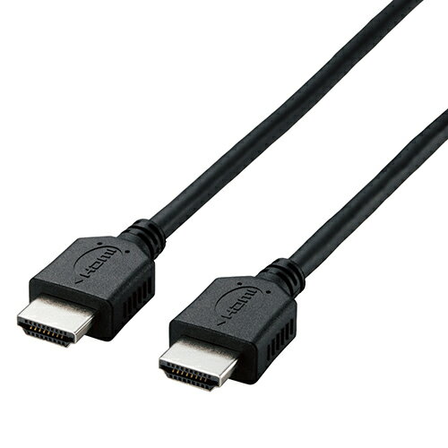 エレコム ELECOM DH-HD14EL20/RS ブラック 4K イーサネット対応 HIGHSPEED HDMIケーブル 2.0m DHHD14EL20RS