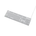 エレコム ELECOM TK-FCM064WH/RS(ホワイト) SB/PS2接続 スタンダードキーボード 日本語108キー TKFCM064WHRS