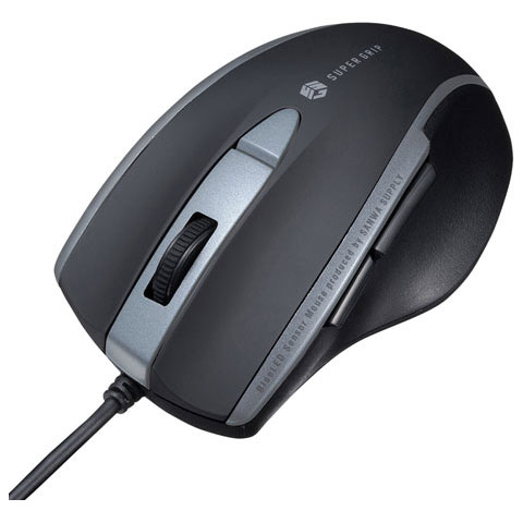 サンワサプライ MA-BL168BK(ブラック) 静音有線ブルーLEDマウス 5ボタン MABL168BK サンワサプライ MA-BL168BK(ブラック) 静音有線ブルーLEDマウス 5ボタン MABL168BK