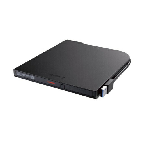 バッファロー BUFFALO DVSM-PTC8U3-BKB USB Type-C変換アダプター付属 外付DVDドライブ DVSMPTC8U3BKB