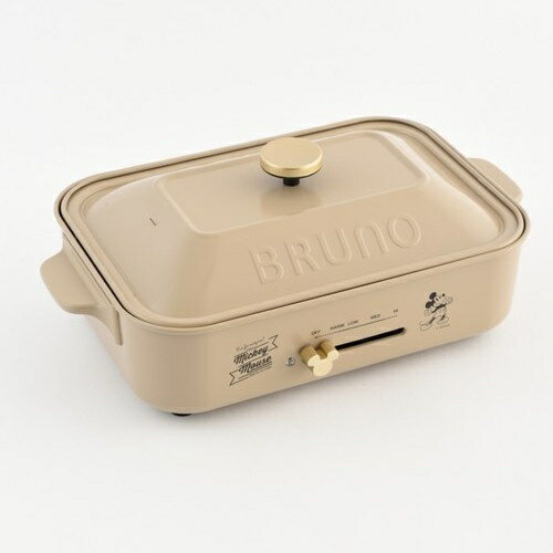 BRUNO(ブルーノ) BOE134-BE ベージュ DISNEY コンパクトホットプレート...