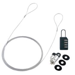 サンワサプライ SL-60 パソコンセキュリティワイヤーロック ダイヤル錠 SL60