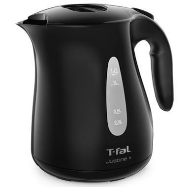 ティファール ジャスティン 【長期保証付】ティファール T-fal KO4908JP(ブラック) 電気ケトル ジャスティン プラス 1.2L 大容量 KO4908JP