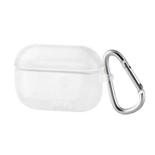 エレコム ELECOM AVA-AP2UC2CR クリア AirPods Proケース ソフトケース TPU カラビナ付き クリア AVAAP2UC2CR