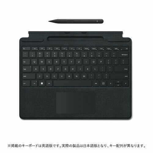 マイクロソフト Microsoft スリムペン2付き Surface Pro Signature キーボード ブラック 日本語配列 8X6-00019 8X600019