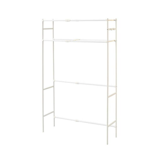 ↑↑↑正確な在庫状況は上記バナー「在庫状況を確認する」をクリックして頂き、必ずご確認ください。&nbsp;&nbsp;■組み立て簡単、スペースに合わせて横幅を調整できる便利なランドリーラック。■ネジ一切不要!部品点数はたったの7種類だけで、圧倒的に組み立てやすい。■洗濯機を設置したままでも簡単に取り付けできる。■小物が掛けられる便利なフックパー2個付。NY327サイズ(幅×奥行×高cm)：(約)幅64〜99×奥行30cm×高さ151cm(使用時)、(約)幅61×奥行30cm×高さ96cm(有効内寸)重量(kg)：3.4素材・材質：材質：パイプ部/スチール粉体塗装パイプ、樹脂部/ABS樹脂・ポリプロピレン 、フック/ポリプロピレン耐荷重：約11kg付属品：小物フックパー×2工具不要!ぱちっとはめ込むだけの簡単に組み立てられる洗濯機ラック