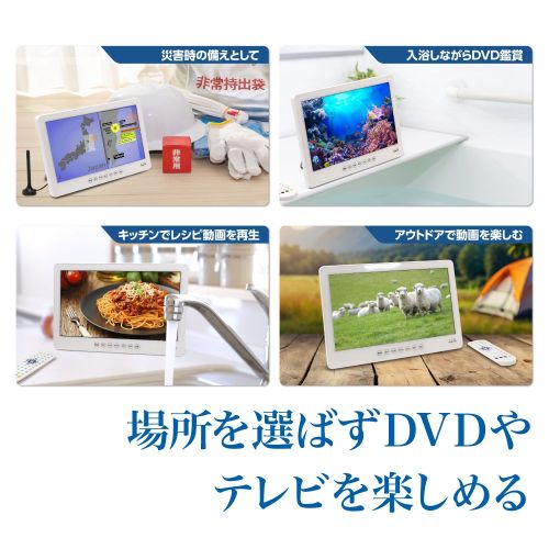 ��Ĺ���ݾ��աۥ�������ɥإå� OT-WFD14TE 14����� �ɿ�ե륻����� DVD�ץ졼�䡼 HDMI�������
