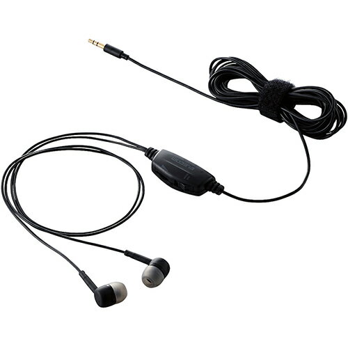 エレコム ELECOM EHP-TV11C5BK ブラック TV用ヘッドホン スタンダード カナルタイプ 5m EHPTV11C5BK