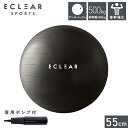 エレコム ELECOM HCF-BB55BK(ブラック) バランスボール 55cm HCFBB55BK