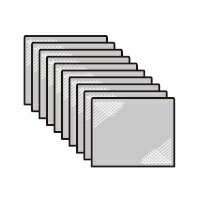 シャープ(SHARP) IZ-FA100 プラズマクラスターイオン発生機用 交換用フィルター 10枚入 シャープ(SHARP) IZ-FA100 プラズマクラスターイオン発生機用 交換用フィルター 10枚入