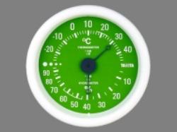 タニタ TANITA 温湿度計 TT-515(グリーン) TT515GRポータブル 熱中症対策 アウトドア 外出 気温 湿度 散歩 日焼け 太陽