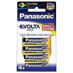パナソニック(Panasonic) LR6EJ/4B エボルタ アルカリ乾電池 単3形 4本パック パナソニック(Panasonic) LR6EJ/4B エボルタ アルカリ乾電池 単3形 4本パック