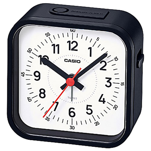 Narumi - CASIO カシオ TQ-169-1JF 黒 目覚まし時計 TQ1691JF